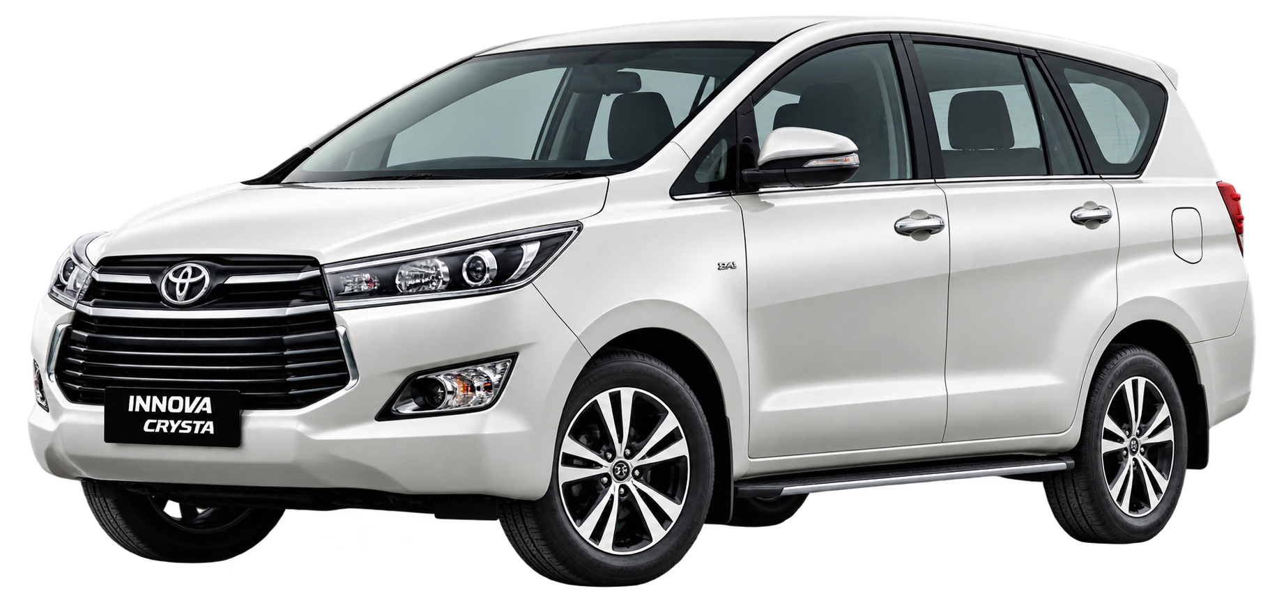 Toyota Innova Crysta available for hire with driver